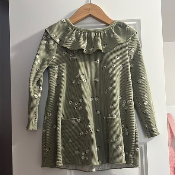 Floral Green Kids Dress - Picture 1 of 1